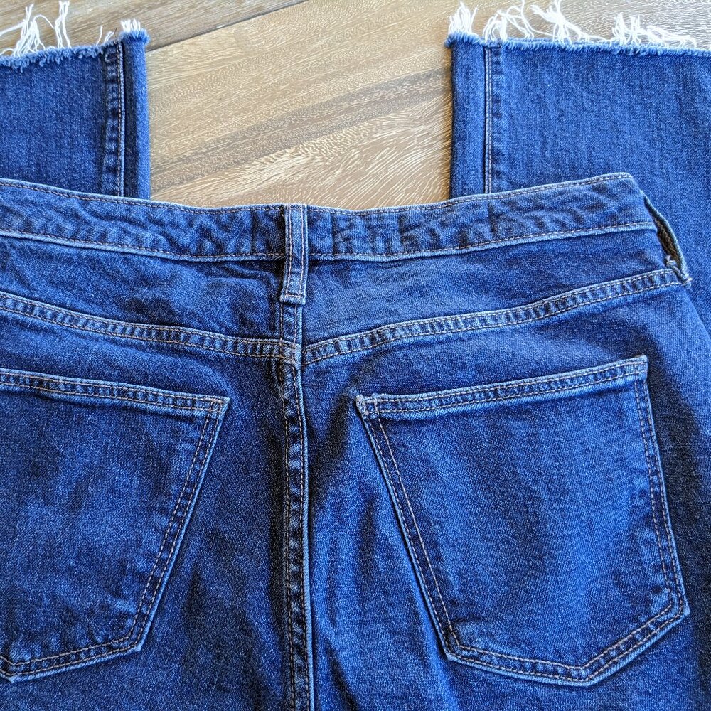 Universal Thread Dark Wash Ankle Bootcut Blue Jea… - image 7